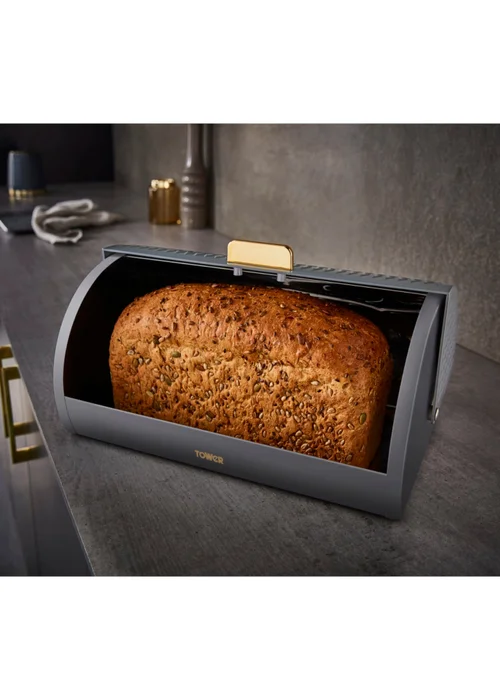 Tower Empire Roll Top Bread Bin - One Size Image 2
