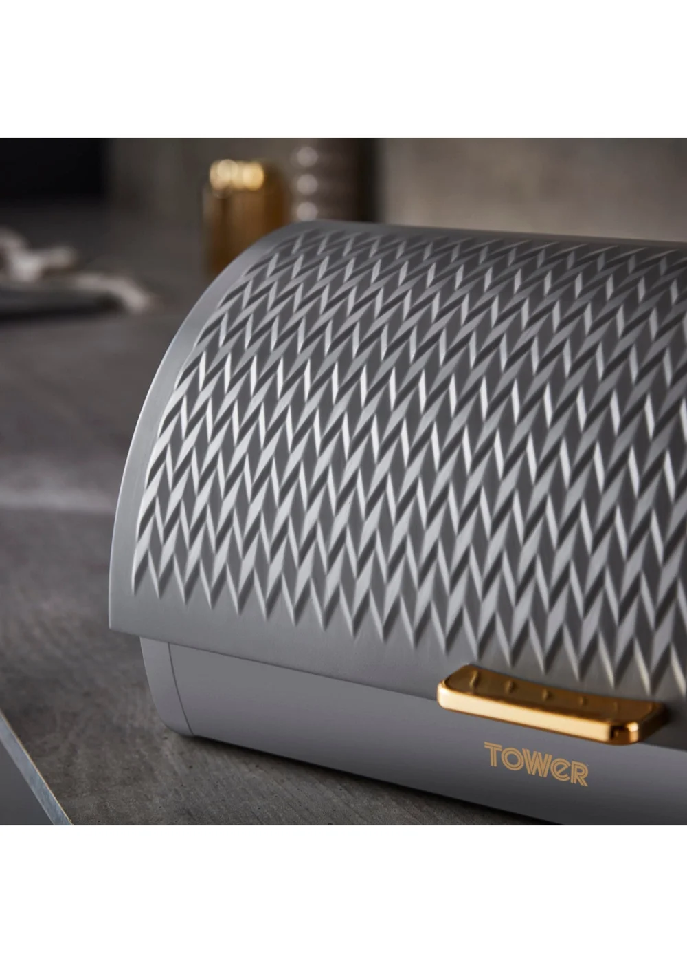Tower Empire Roll Top Bread Bin - One Size Image 3