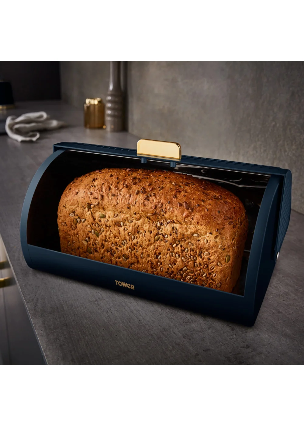 Tower Empire Roll Top Bread Bin - No Size Image 2