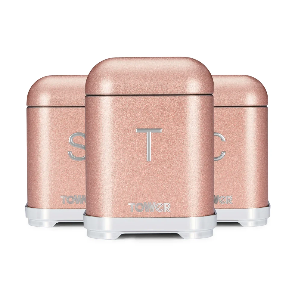 Tower Glitz Set Of 3 Canisters - One Size Image 2