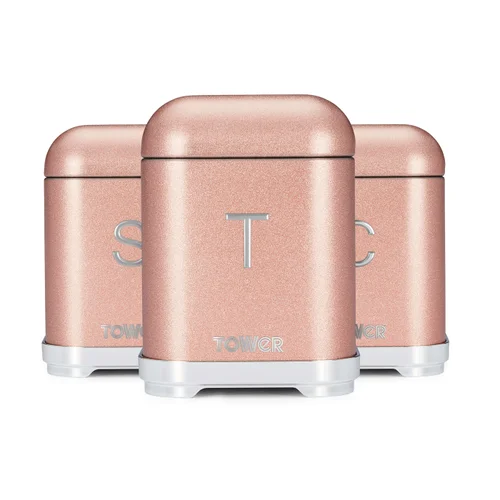 Tower Glitz Set Of 3 Canisters - One Size Image 2