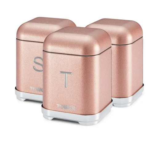 Tower Glitz Set Of 3 Canisters - One Size Image 1