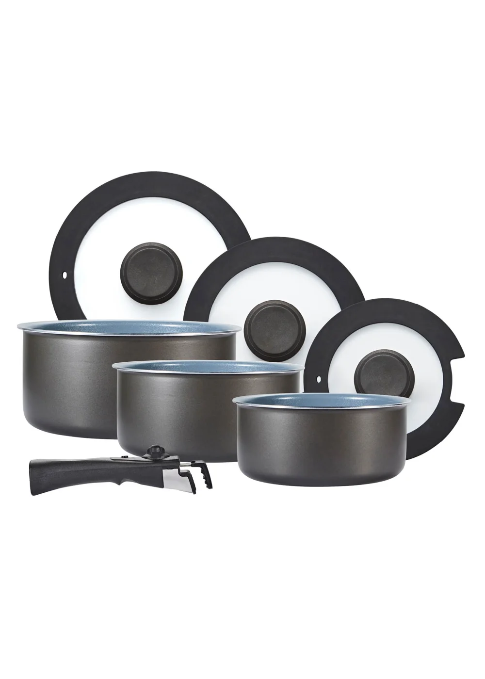 Tower Freedom 7 Piece Cookware Set w/Detachable Handle - One Size Image 1