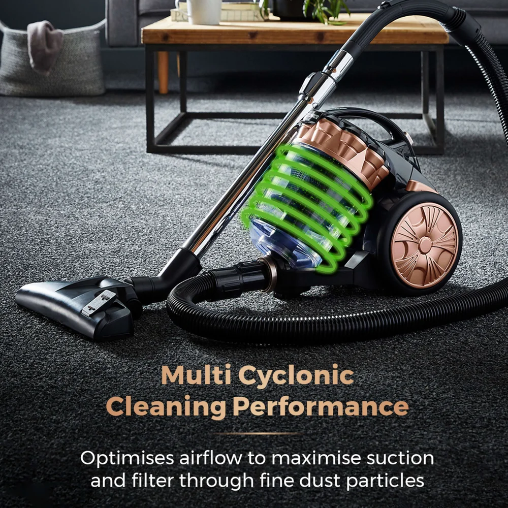 Tower RXP10PET Multi Cyclonic Cylinder Vacuum Cleaner - One Size Image 3