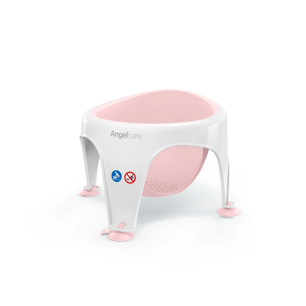 Angelcare Soft Touch Bath Seat Pink - One Size Image 1