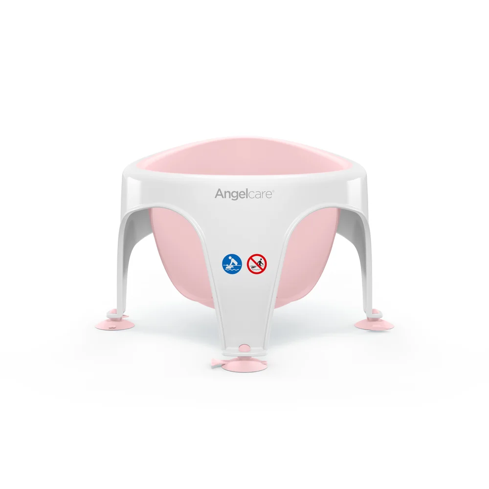 Angelcare Soft Touch Bath Seat Pink - One Size Image 2