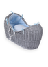 Clair de Lune Blue Dimple Grey Wicker Noah Pod ® - One Size Image 1