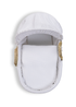 Clair de Lune White Waffle Palm Moses Basket - One Size Image 3