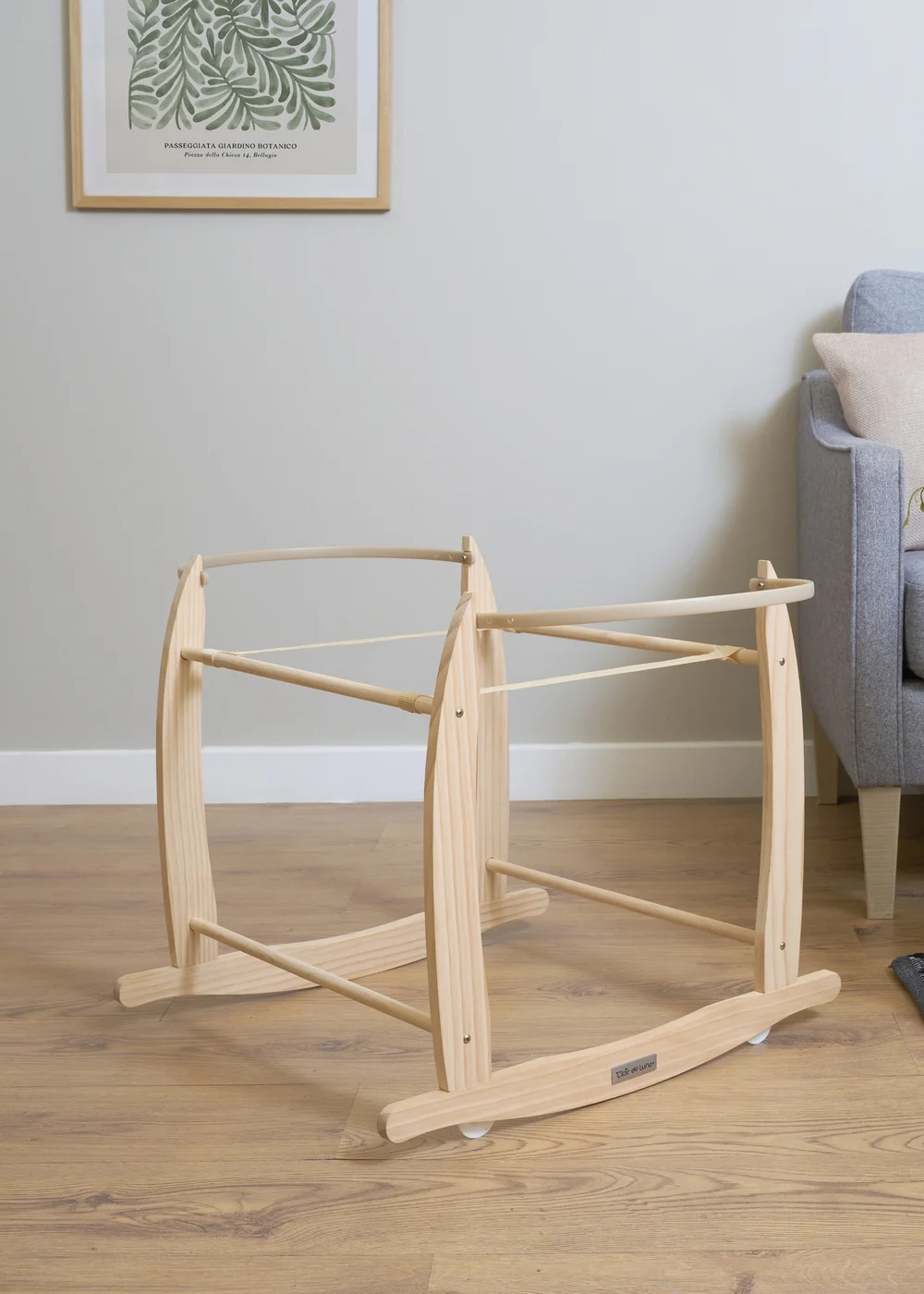 Clair de Lune Deluxe Moses Basket Rocking Stand - No Size Image 1