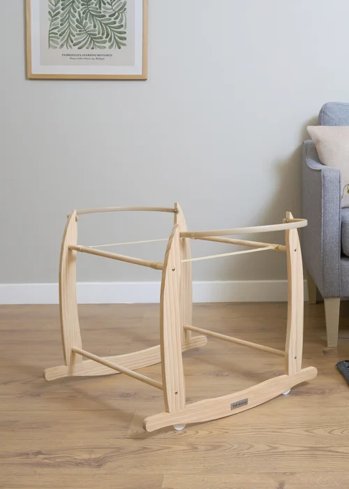 Clair de Lune Deluxe Moses Basket Rocking Stand - No Size Image 1