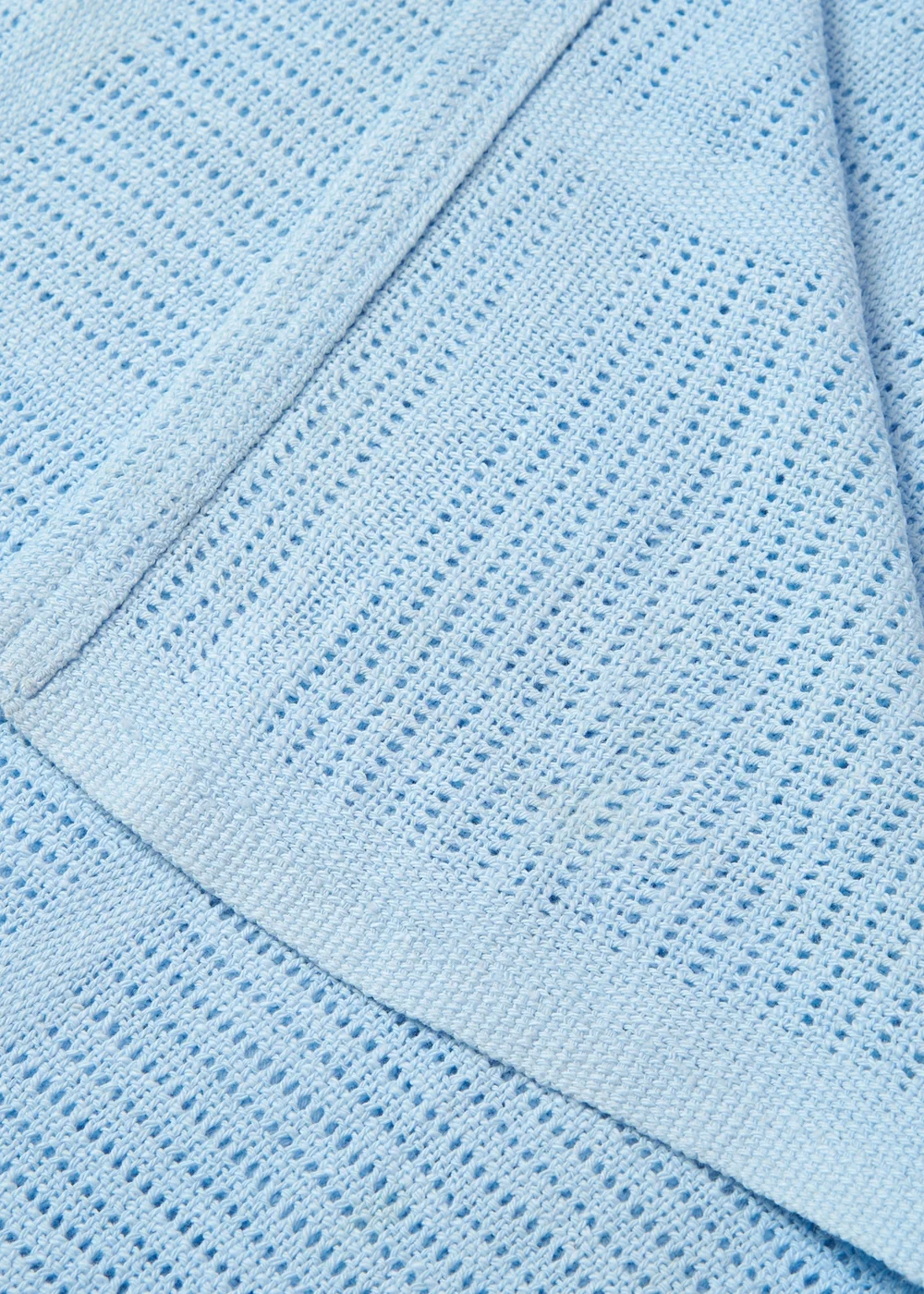 Clair de Lune Soft Cotton Cellular Cot Blanket - 100 x 150 Image 3
