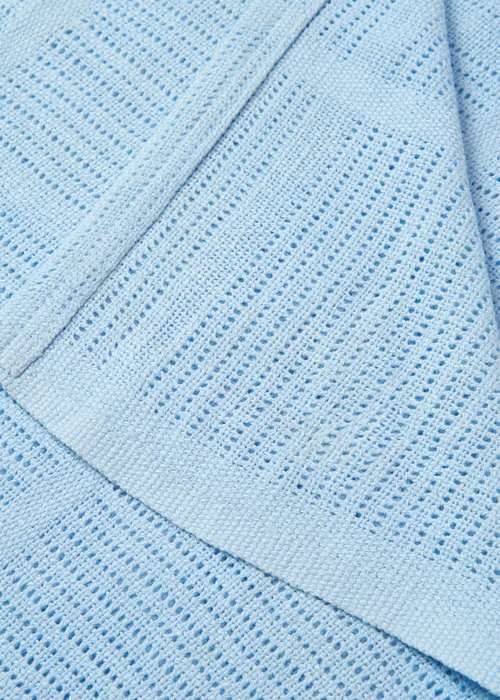 Clair de Lune Soft Cotton Cellular Cot Blanket - 100 x 150 Image 3