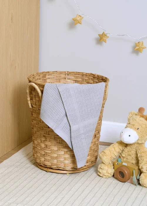 Clair de Lune Soft Cotton Cellular Cot Blanket - 100 x 150 Image 1