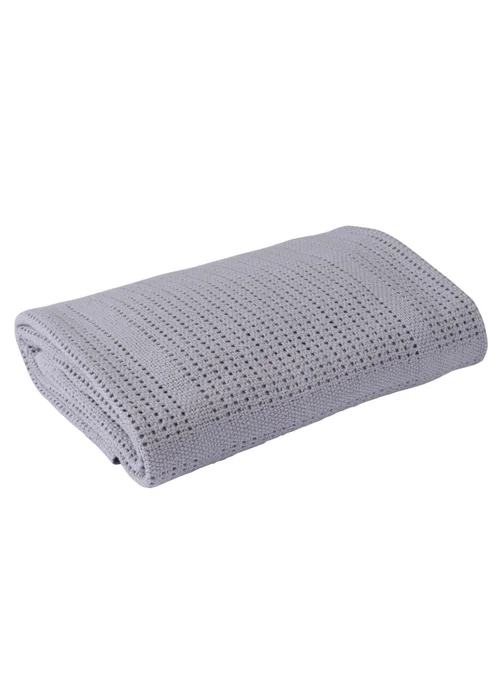 Clair de Lune Soft Cotton Cellular Cot Blanket - 100 x 150 Image 3