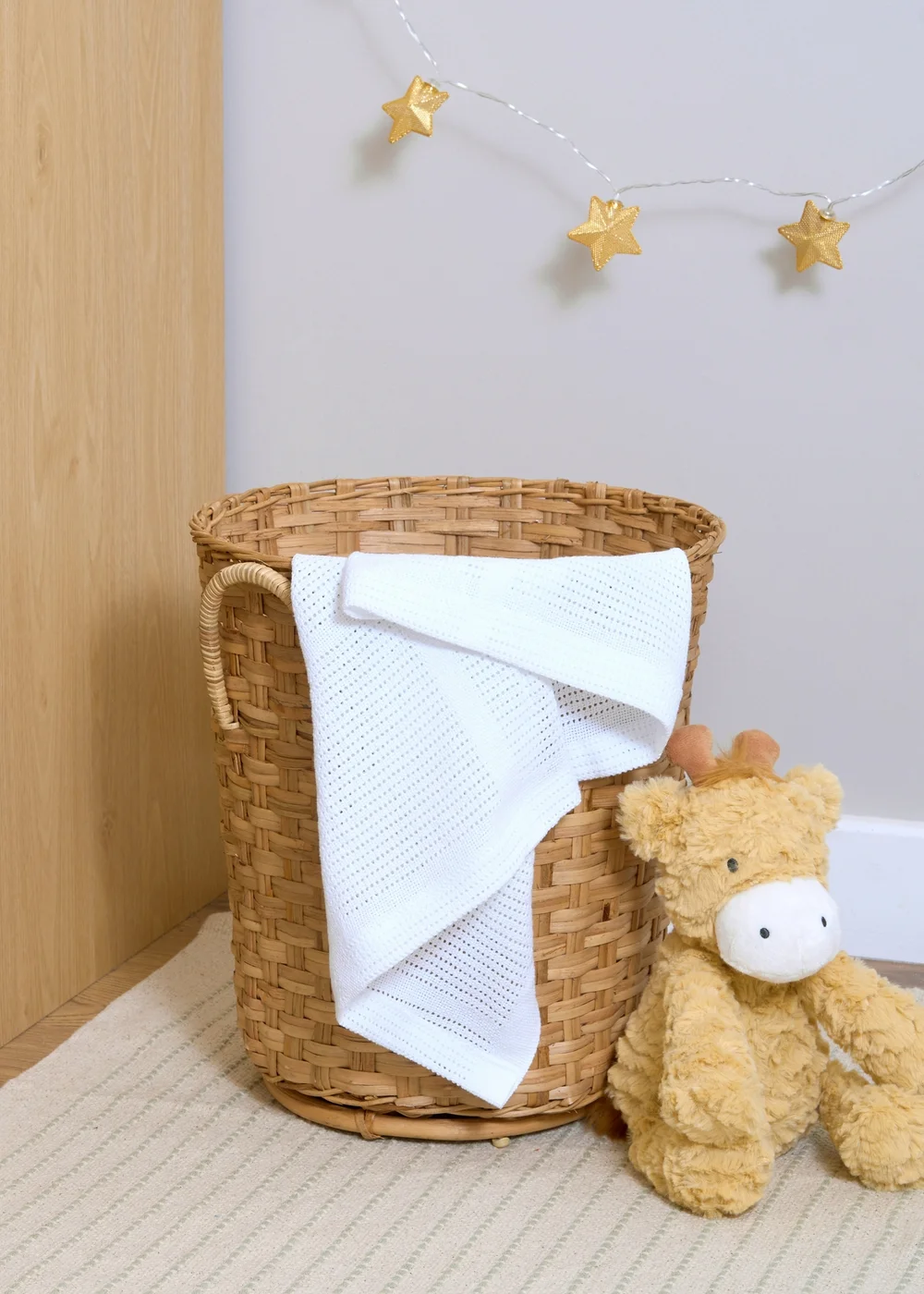 Clair de Lune Soft Cotton Cellular Cot Blanket - 100 x 150 Image 1