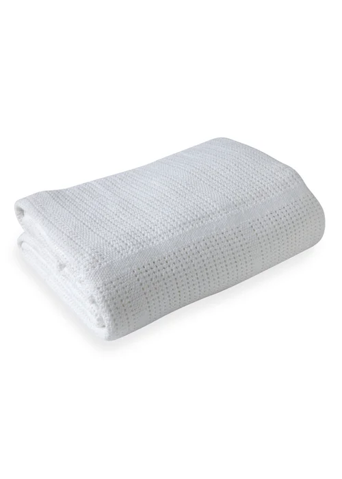 Clair de Lune Soft Cotton Cellular Cot Blanket - 100 x 150 Image 2