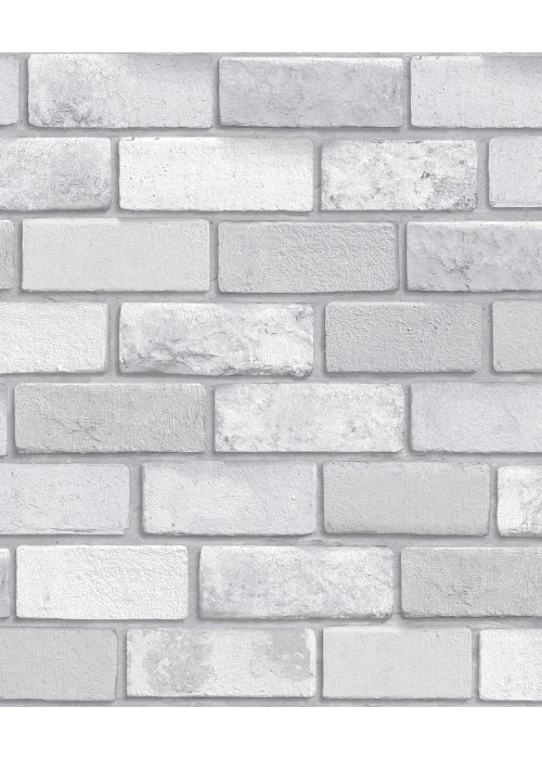 Arthouse Diamond Brick Wallpaper - One Size Image 1