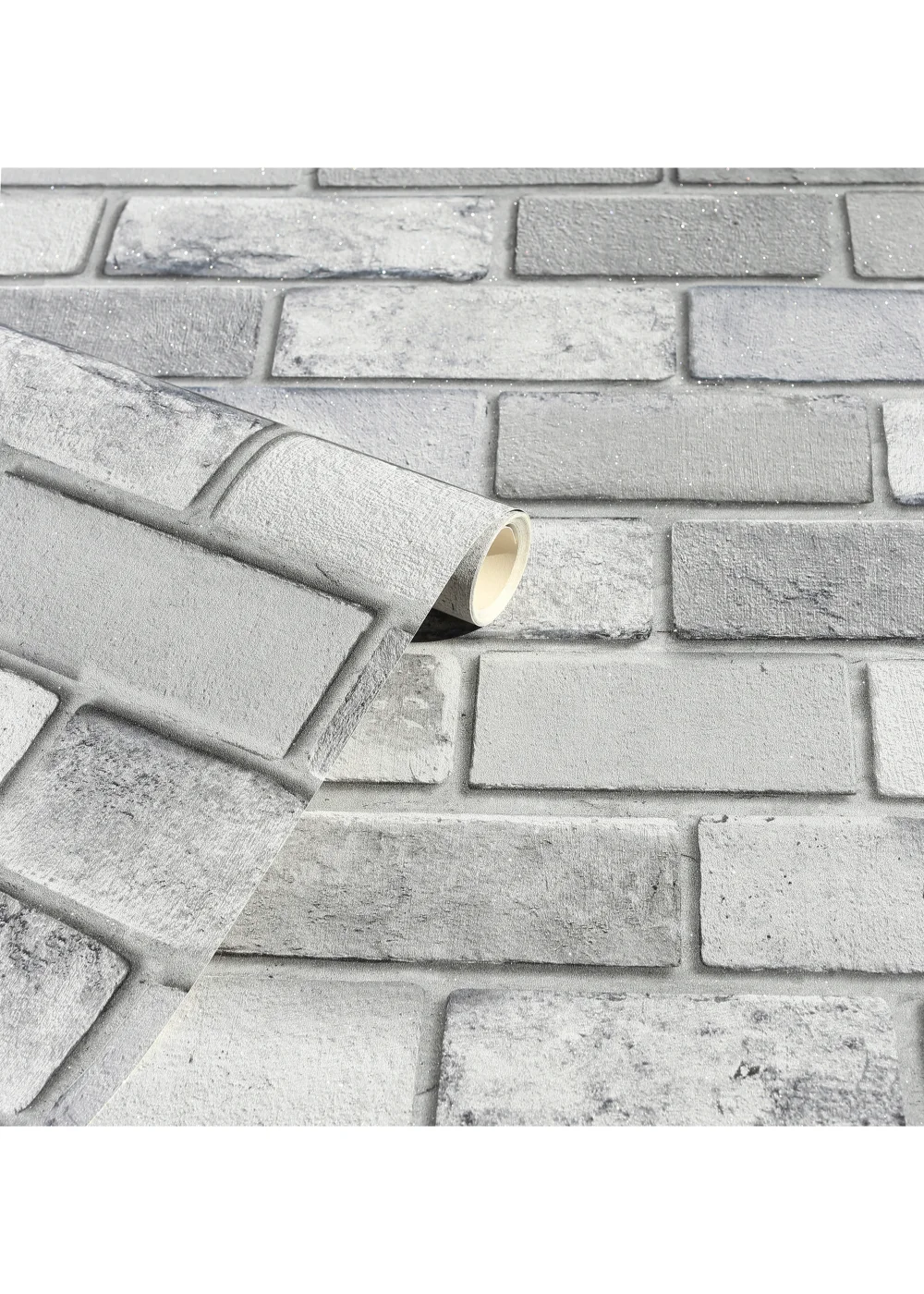 Arthouse Diamond Brick Wallpaper - One Size Image 5