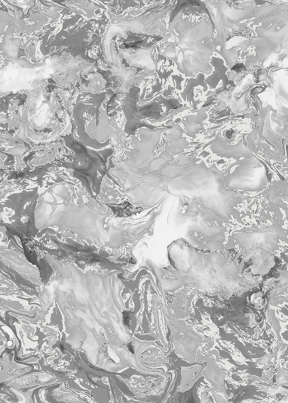 Muriva Elixir Marble Silver Wallpaper - One Size Image 1