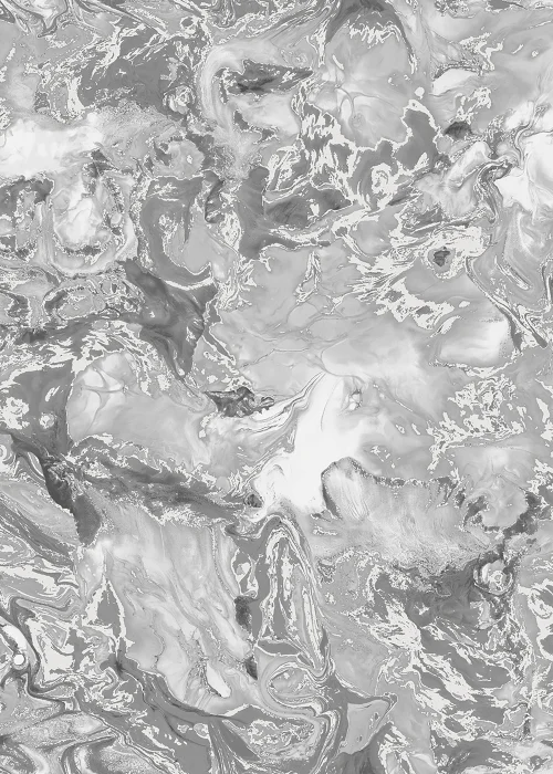 Muriva Elixir Marble Silver Wallpaper - One Size Image 1