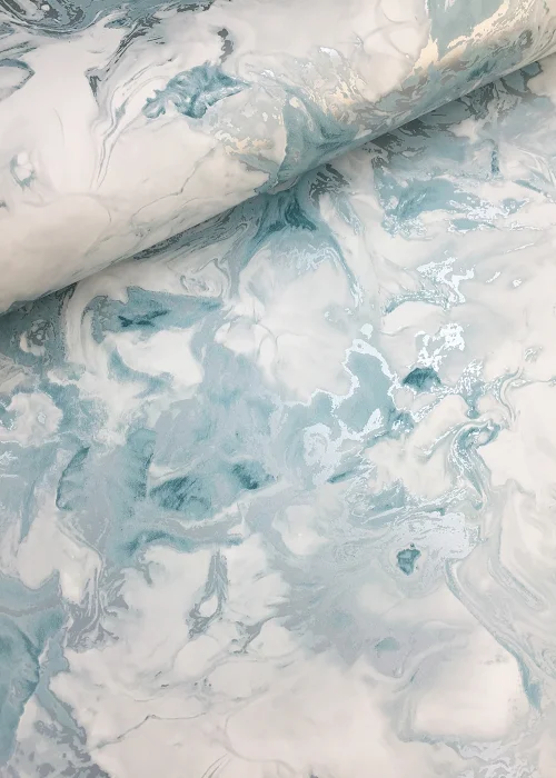 Muriva Elixir Marble Teal Wallpaper - One Size Image 3