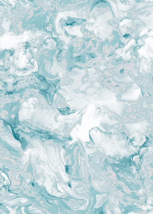 Muriva Elixir Marble Teal Wallpaper - One Size Image 1