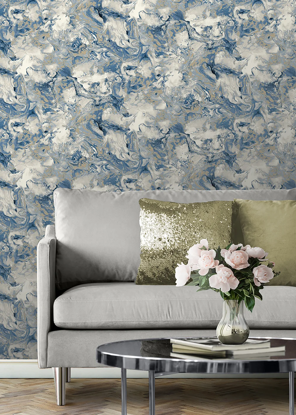 Muriva Elixir Marble Wallpaper - One Size Image 2