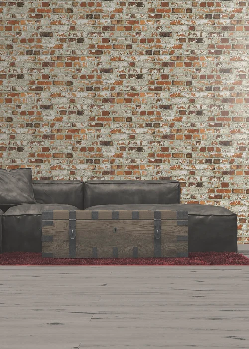 Muriva Loft Brick Wallpaper - One Size Image 2