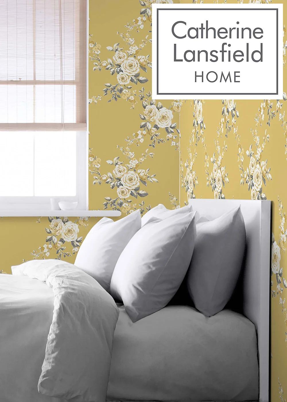 Catherine Lansfield Canterbury Floral Wallpaper - One Size Image 3