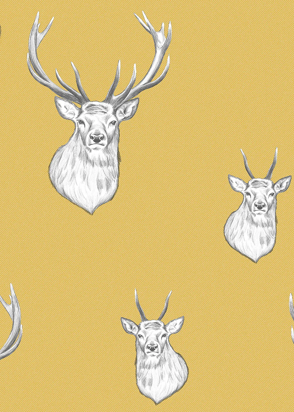 Catherine Lansfield Stag Wallpaper - One Size Image 1