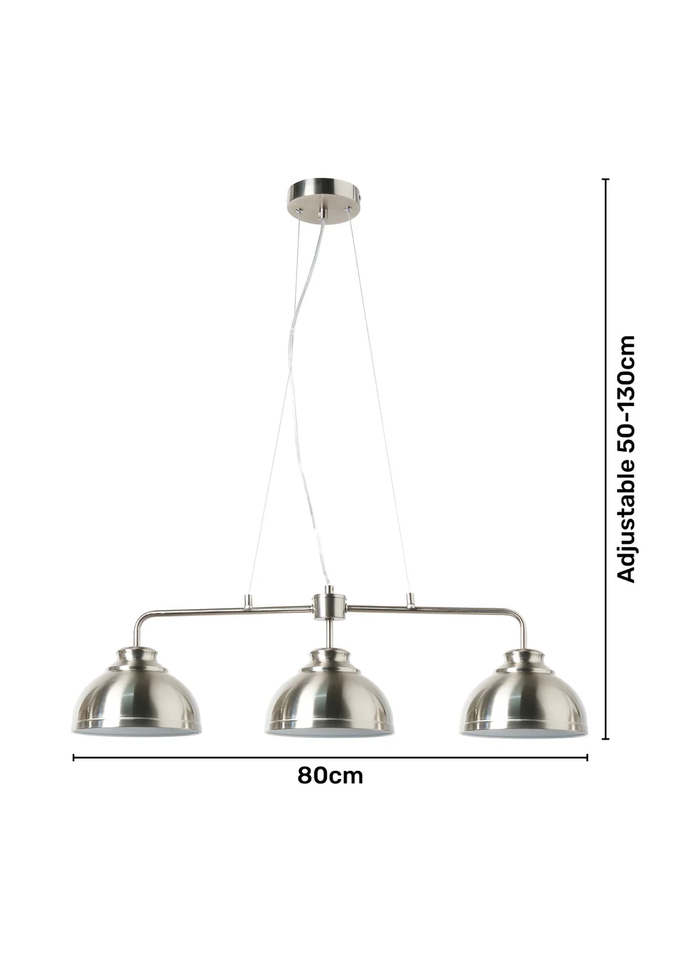 Inlight Brook 3 Light Pendant Ceiling Bar (100cm x 80cm x 20cm) - One Size Image 6