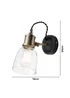 Inlight Warehouse 1 Light Diner Style Wall Light (22cm x 12cm x 26cm) - One Size Image 4