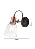 Inlight Warehouse 1 Light Diner Style Wall Light (22cm x 12cm x 26cm) - One Size Image 4