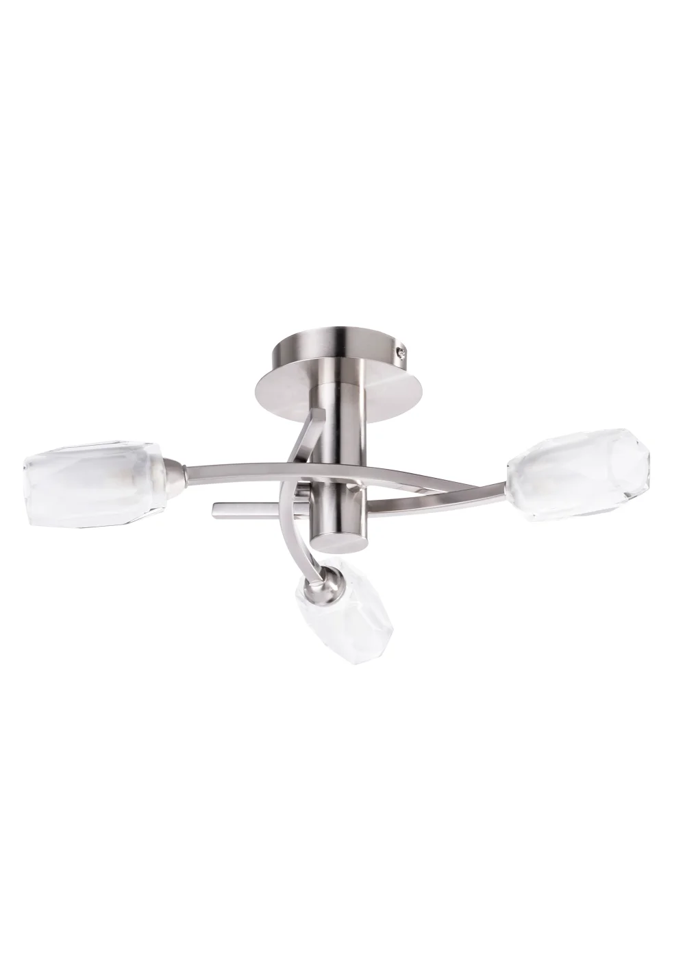 Inlight Padua 3 Light Semi Flush Ceiling Light (14cm x 40cm x 40cm) - One Size Image 1