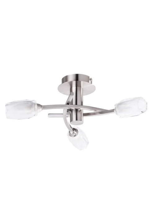 Inlight Padua 3 Light Semi Flush Ceiling Light (14cm x 40cm x 40cm) - One Size Image 1