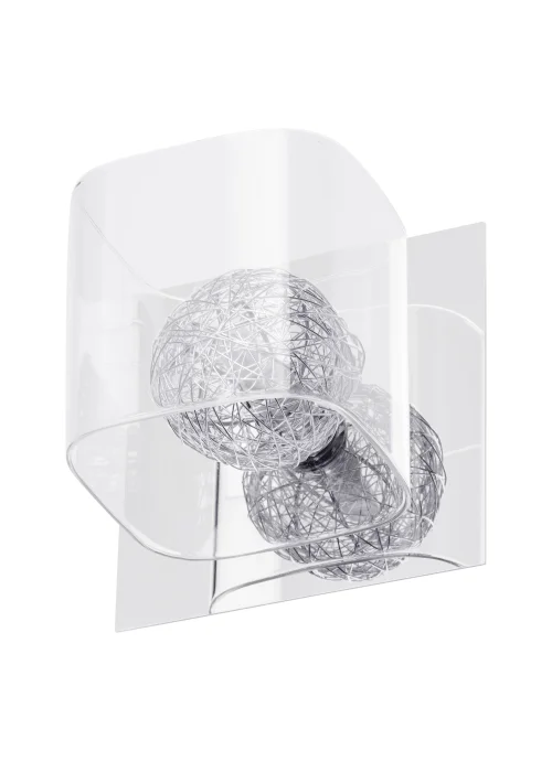 Inlight Veneto1 Light Wire Globe Wall Light (16cm x 16cm x 15.5cm) - One Size Image 1