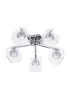 Inlight Veneto 5 Light Wire Globe Semi Flush Ceiling Light (24.5cm x 55cm x 55cm) - One Size Image 1