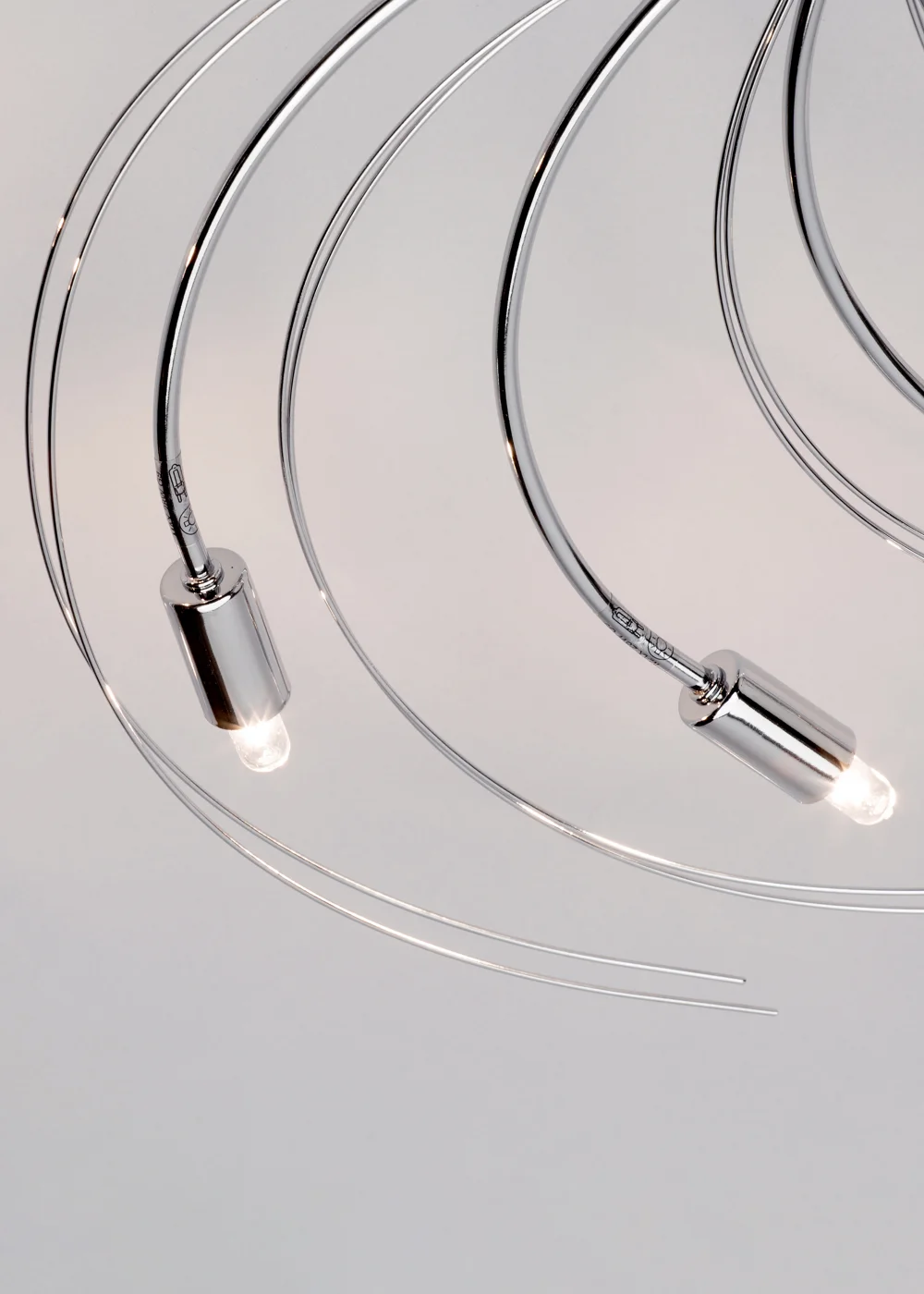 Vector 10 Light Semi Flush Ceiling Light (75cm x 75cm x 10cm) - One Size Image 3