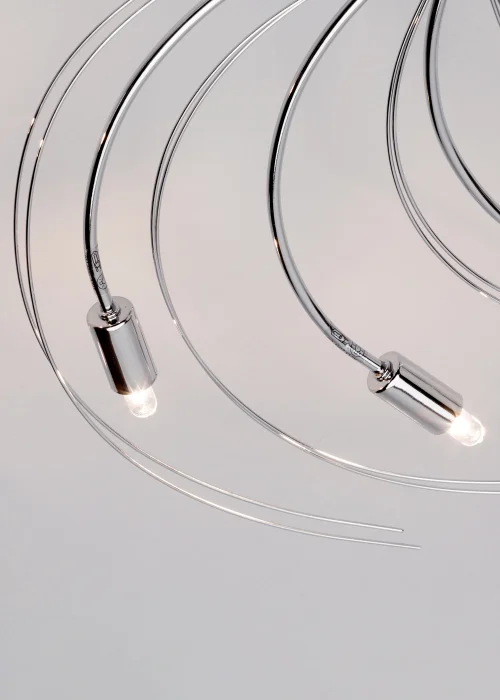 Vector 10 Light Semi Flush Ceiling Light (75cm x 75cm x 10cm) - One Size Image 3