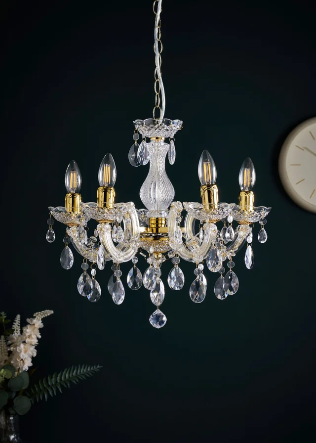 Inlight Charlotte 5 Light Chandelier (145cm x 45cm x 45cm)