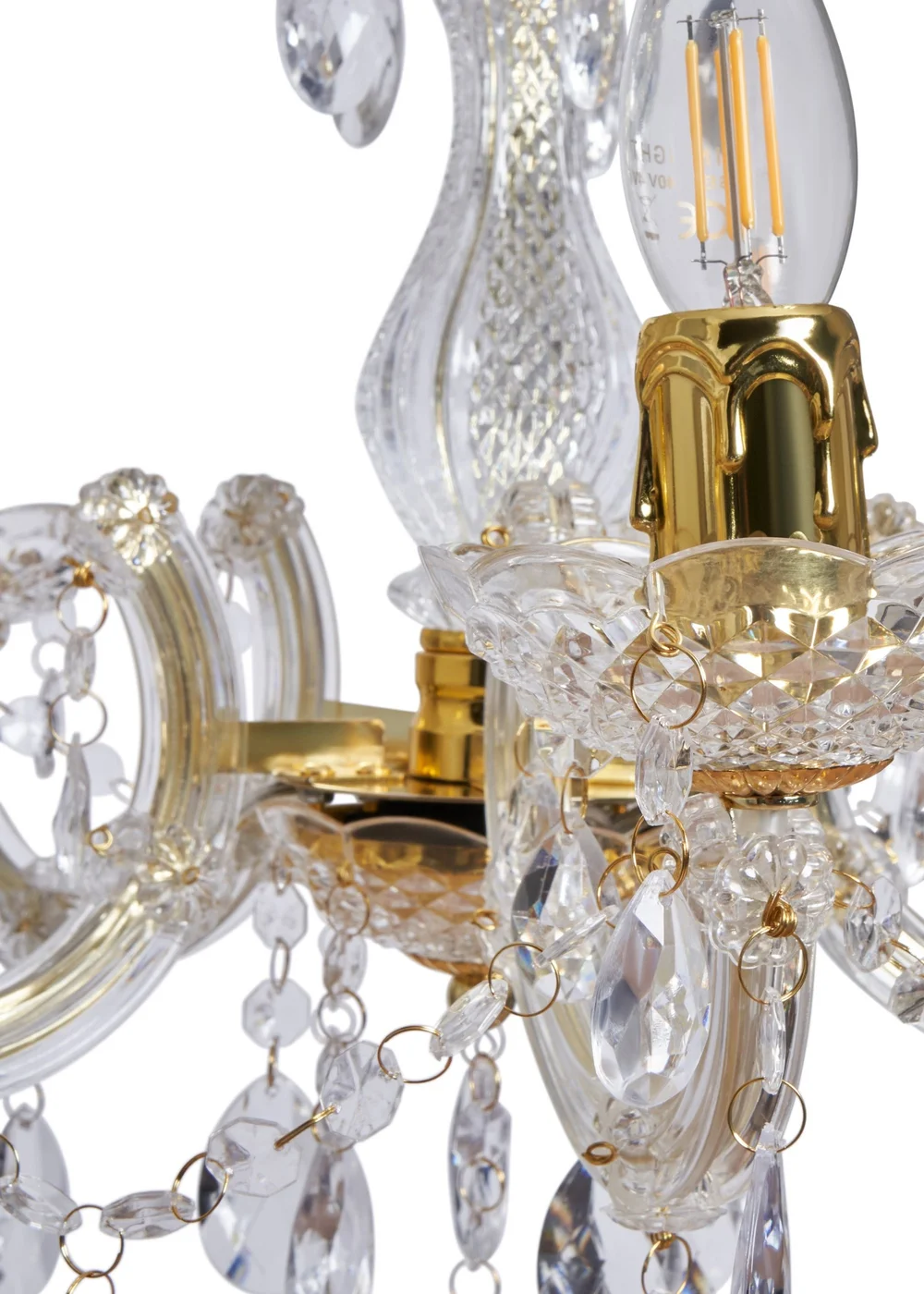 Inlight Charlotte 5 Light Chandelier (145cm x 45cm x 45cm) - One Size Image 5