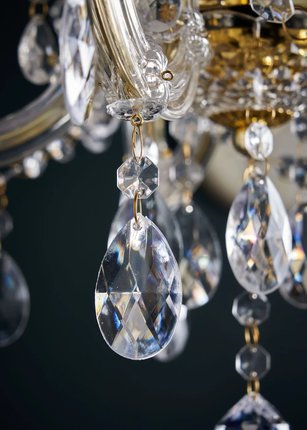 Inlight Charlotte 5 Light Chandelier (145cm x 45cm x 45cm) - One Size Image 3