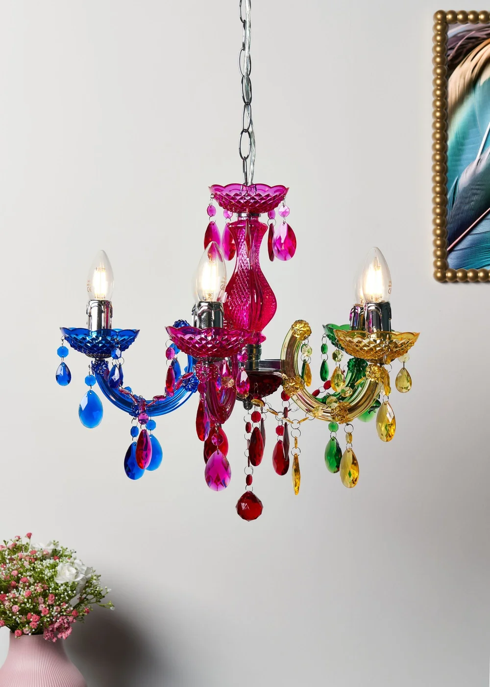 Inlight Charlotte 5 Light Chandelier (145cm x 45cm x 45cm) - One Size Image 1