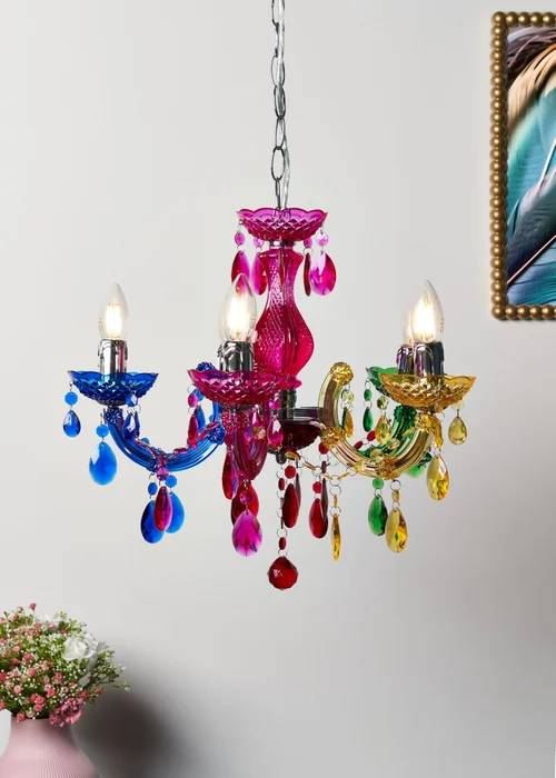 Inlight Charlotte 5 Light Chandelier (145cm x 45cm x 45cm) - One Size Image 1