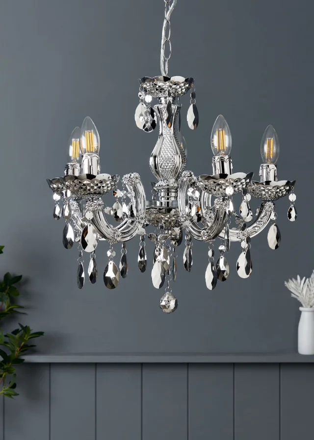 Inlight Charlotte 5 Light Chandelier (145cm x 45cm x 45cm)