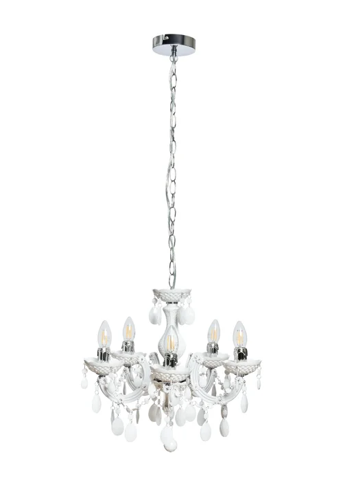 Inlight Charlotte 5 Light Chandelier (145cm x 45cm x 45cm) - One Size Image 5