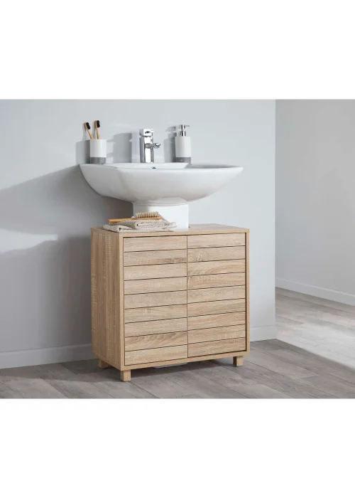 Lloyd Pascal Castleton Oak Effect Underbasin Unit Natural (60cm x 60cm x 30cm) - One Size Image 3