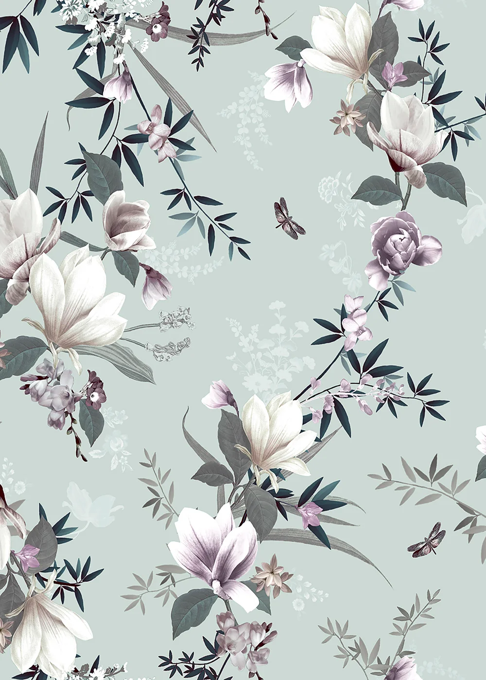 Muriva Lipsy Lotus Wallpaper - One Size Image 1