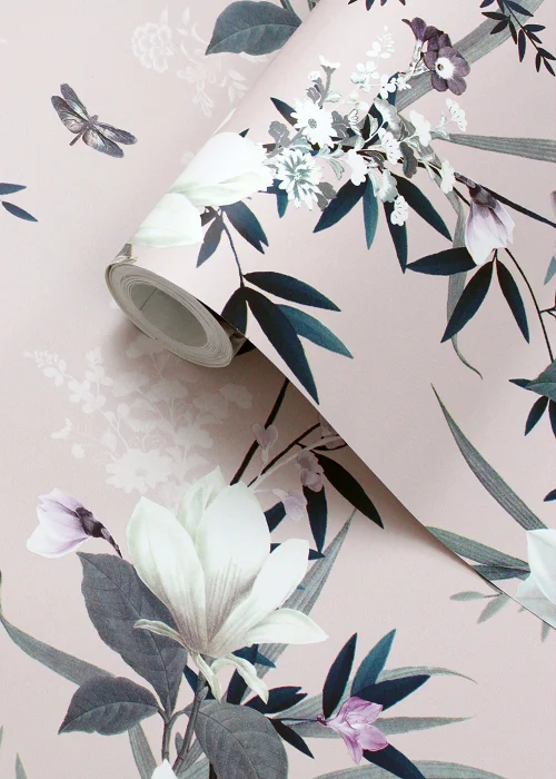 Muriva Lipsy Lotus Wallpaper - One Size Image 3