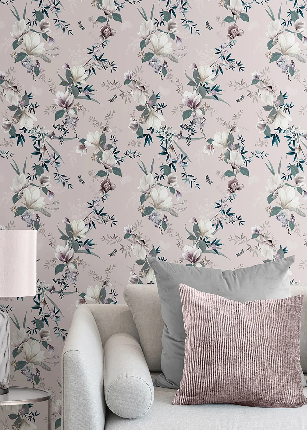 Muriva Lipsy Lotus Wallpaper - One Size Image 2
